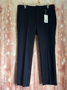 Amazon Marycrafts Navy Blue Work Ankle Dress Pants Trousers Slacks Sz L NWT
